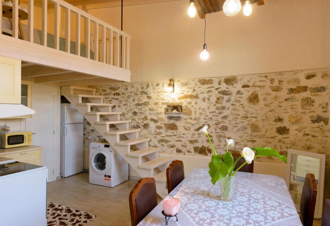 Platipodi Stone House Villa Nikithianos Bagian luar foto