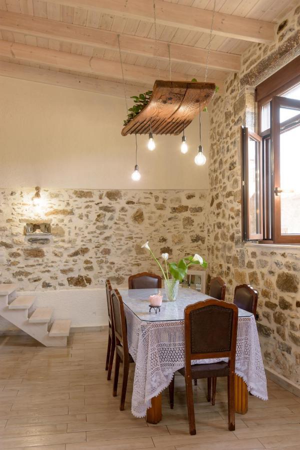 Platipodi Stone House Villa Nikithianos Bagian luar foto