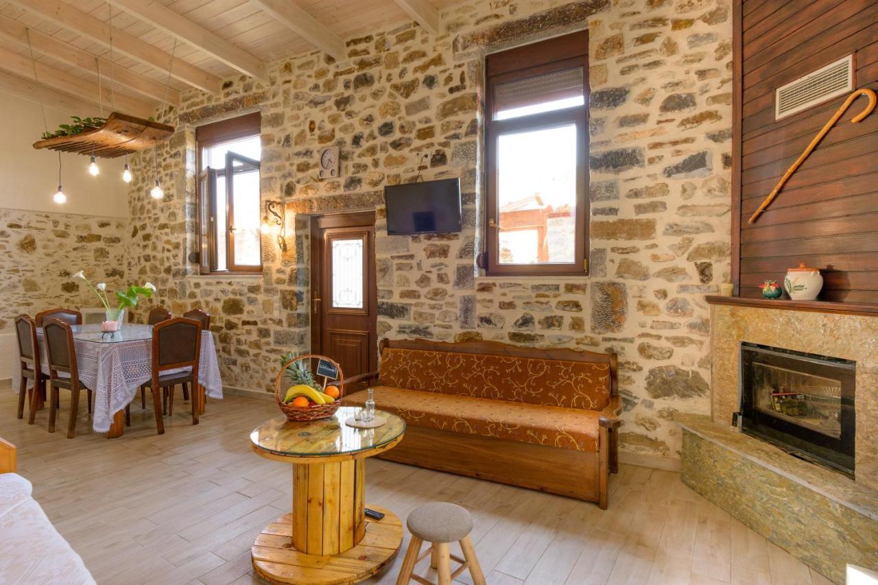 Platipodi Stone House Villa Nikithianos Bagian luar foto