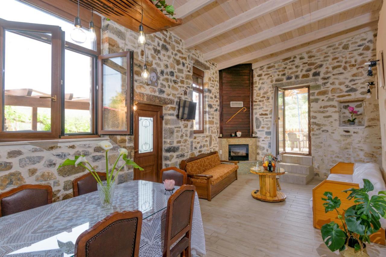 Platipodi Stone House Villa Nikithianos Bagian luar foto